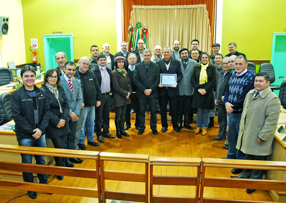 CREA-RS é homenageado pelo Poder Legislativo de Santo Ângelo