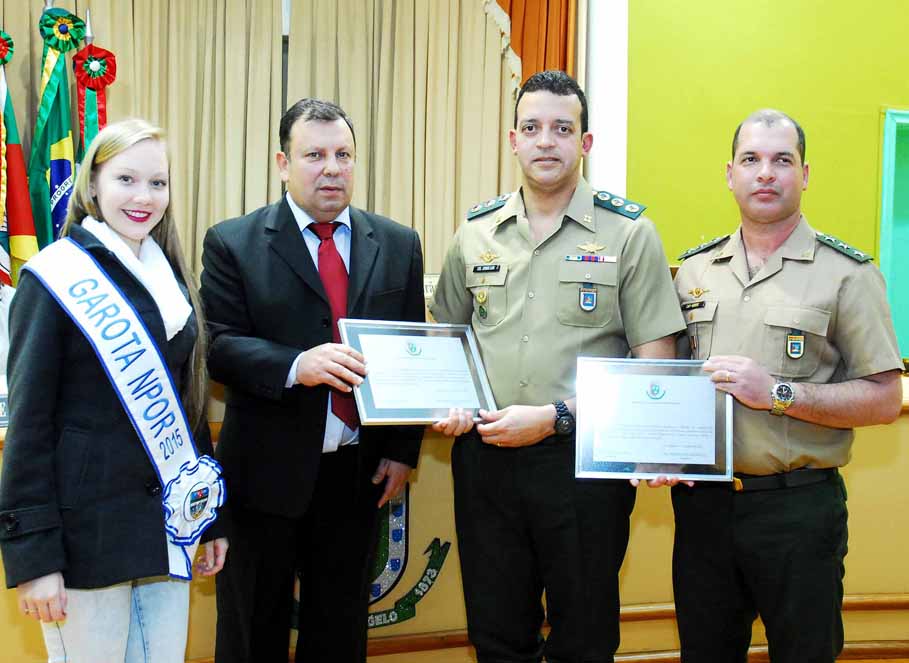 NPOR de Comunicações recebe homenagem na Câmara de Vereadores de Santo Ângelo