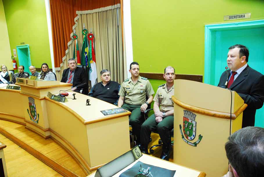 NPOR de Comunicações recebe homenagem na Câmara de Vereadores de Santo Ângelo