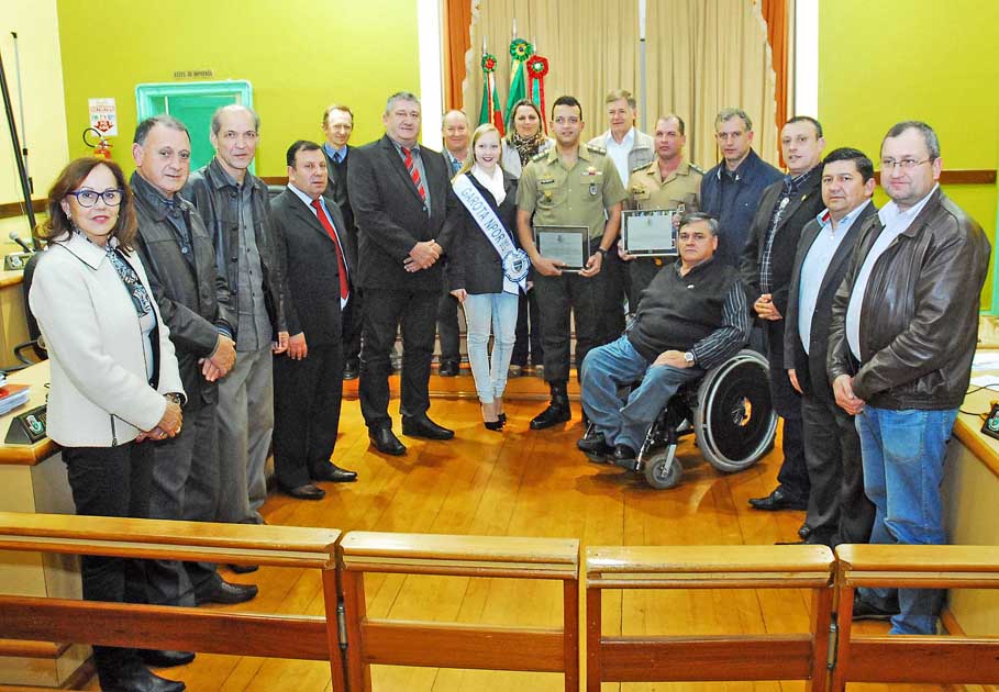 NPOR de Comunicações recebe homenagem na Câmara de Vereadores de Santo Ângelo