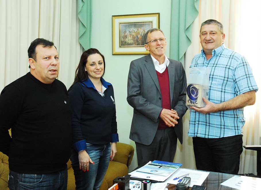 Presidente do Legislativo recebe visita do Diretor Interino da CNEC Santo Ângelo