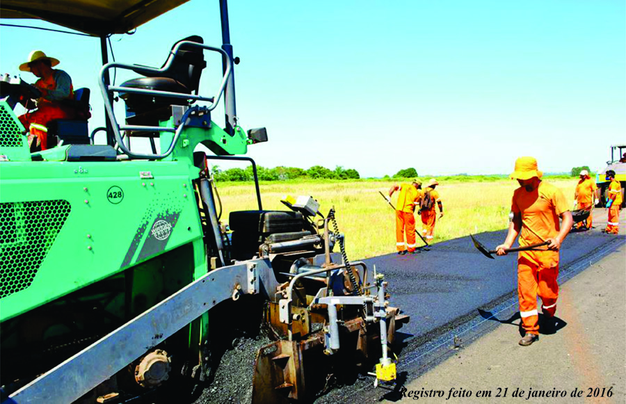 Legislativo segue registrando e divulgando, diariamente, o andamento das obras no Aeroporto de Santo Ângelo