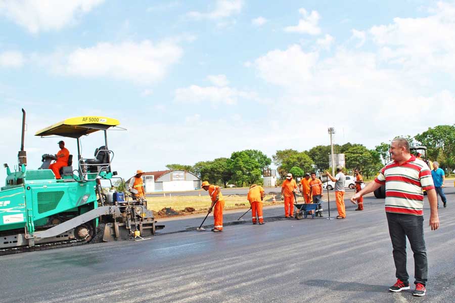Legislativo segue registrando e divulgando, diariamente, o andamento das obras no Aeroporto de Santo Ângelo