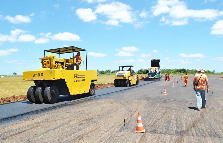 Legislativo segue registrando e divulgando, diariamente, o andamento das obras no Aeroporto de Santo Ângelo