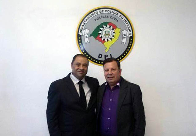 Presidente Vando visita Diretor do Departamento de Polícia do Interior, Fernando Sodré