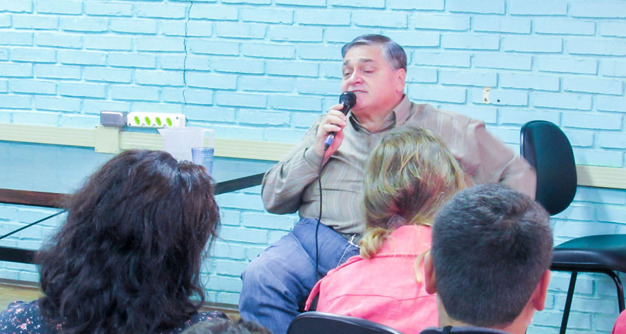 Superação e inclusão foram os temas da palestra do vereador Lauri Juliani na  Escola Madre Catarina Lépori