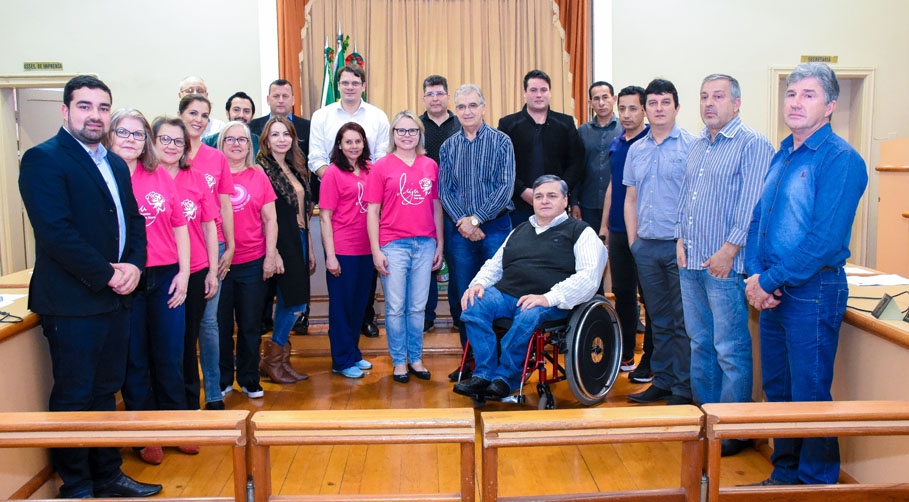 Liga Feminina de Combate ao Câncer participa de Sessão Ordinária na câmara de Vereadores de Santo Ângelo