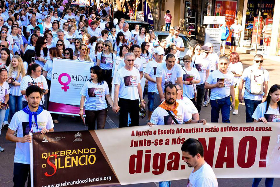 Santo Ângelo ganha destaque no Estado com campanha de combate à violência doméstica 