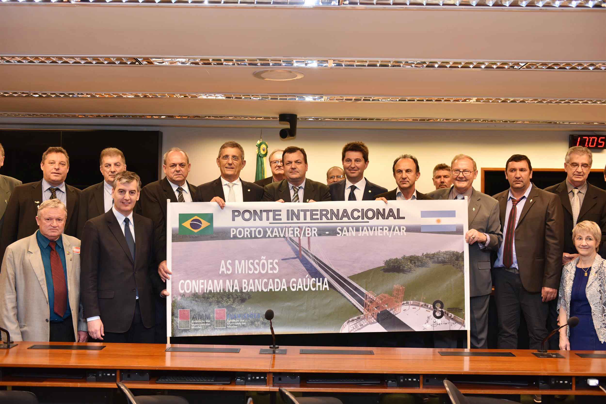 Região comemora a aprovação de emenda que destina recursos da União para construção da ponte internacional ligando Porto Xavier a San Javier 