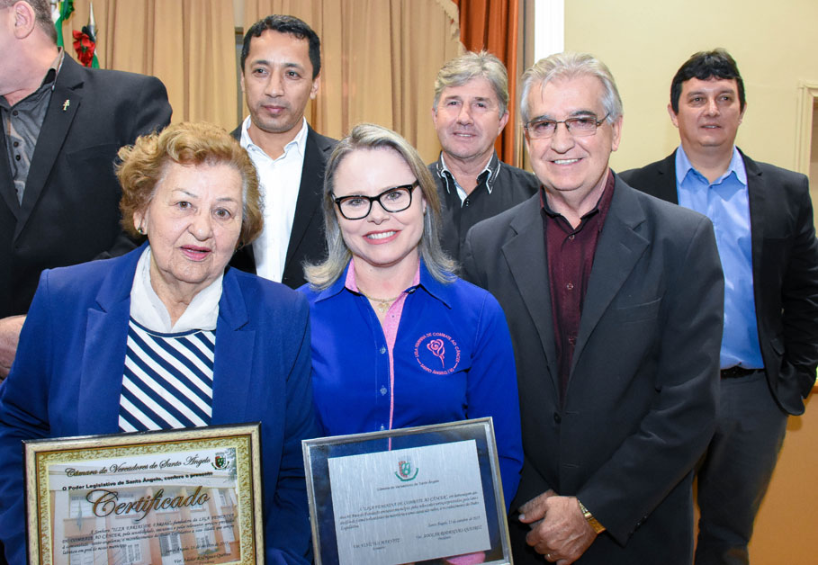 Poder Legislativo presta homenagem à Liga Feminina de Combate ao Câncer de Santo Ângelo 