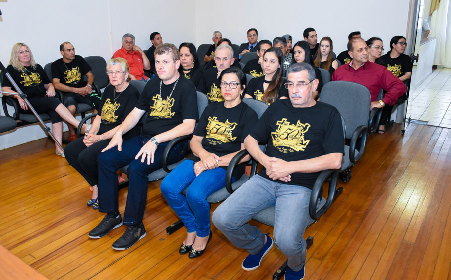 Igreja do Evangelho Quadrangular recebe homenagem pelos 50 anos de atuação
