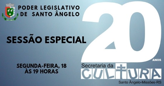 Secretaria Municipal de Cultura será homenageada pela Câmara de Vereadores de Santo Ângelo