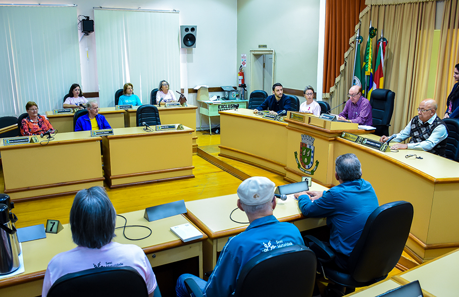 Sessão Especial “Vereador por um dia - Idoso” é realizada no Legislativo