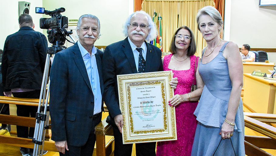 Wilson da Rosa Wilges recebe título de Cidadão Honorário de Santo Ângelo