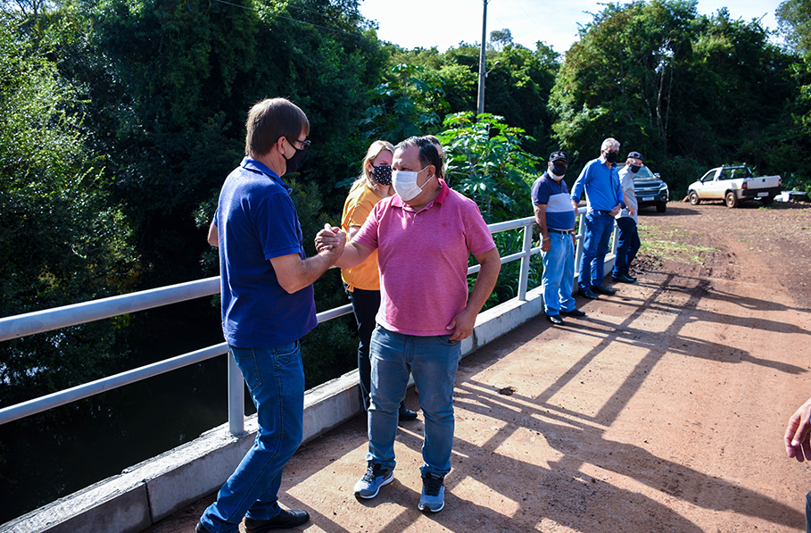 Inaugurada ponte na Linha Alegre entre Santo Ângelo e Guarani das Missões
