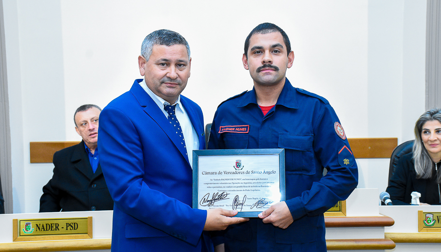 Bombeiros que atuaram contra o incêndio na Argentina recebem homenagem do Legislativo