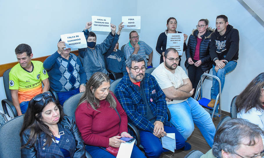Legislativo recebe empresa Novo Mundo para tratar sobre questionamentos levantados em Plenário