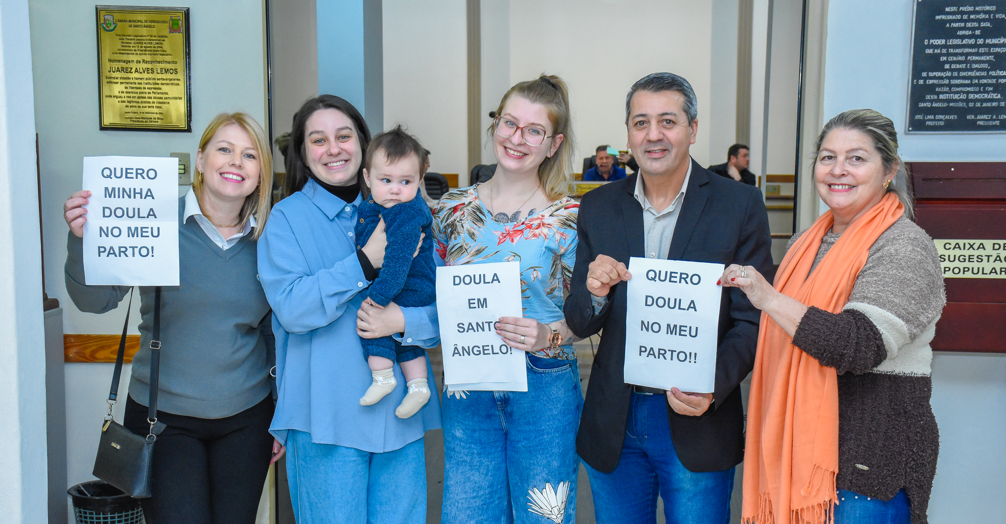 Aprovado o Projeto de Lei que permite a assistência de Doulas durante parto em hospitais de Santo Ângelo