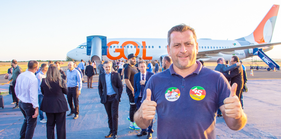 Pela primeira vez na região Boeing 737-800 da empresa Gol da início aos Voos com conexão são Paulo, Santo Ângelo 