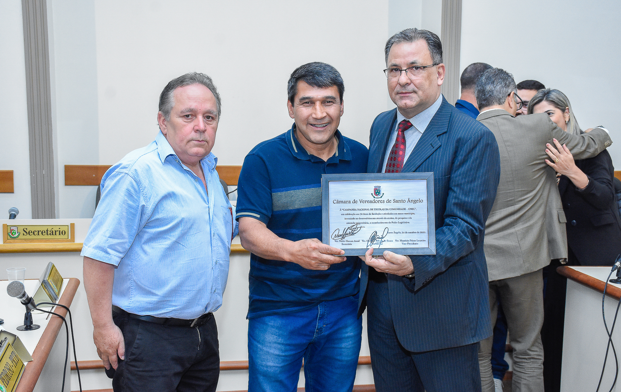 Legislativo presta homenagem aos 70 anos da Faculdade CNEC Santo Ângelo