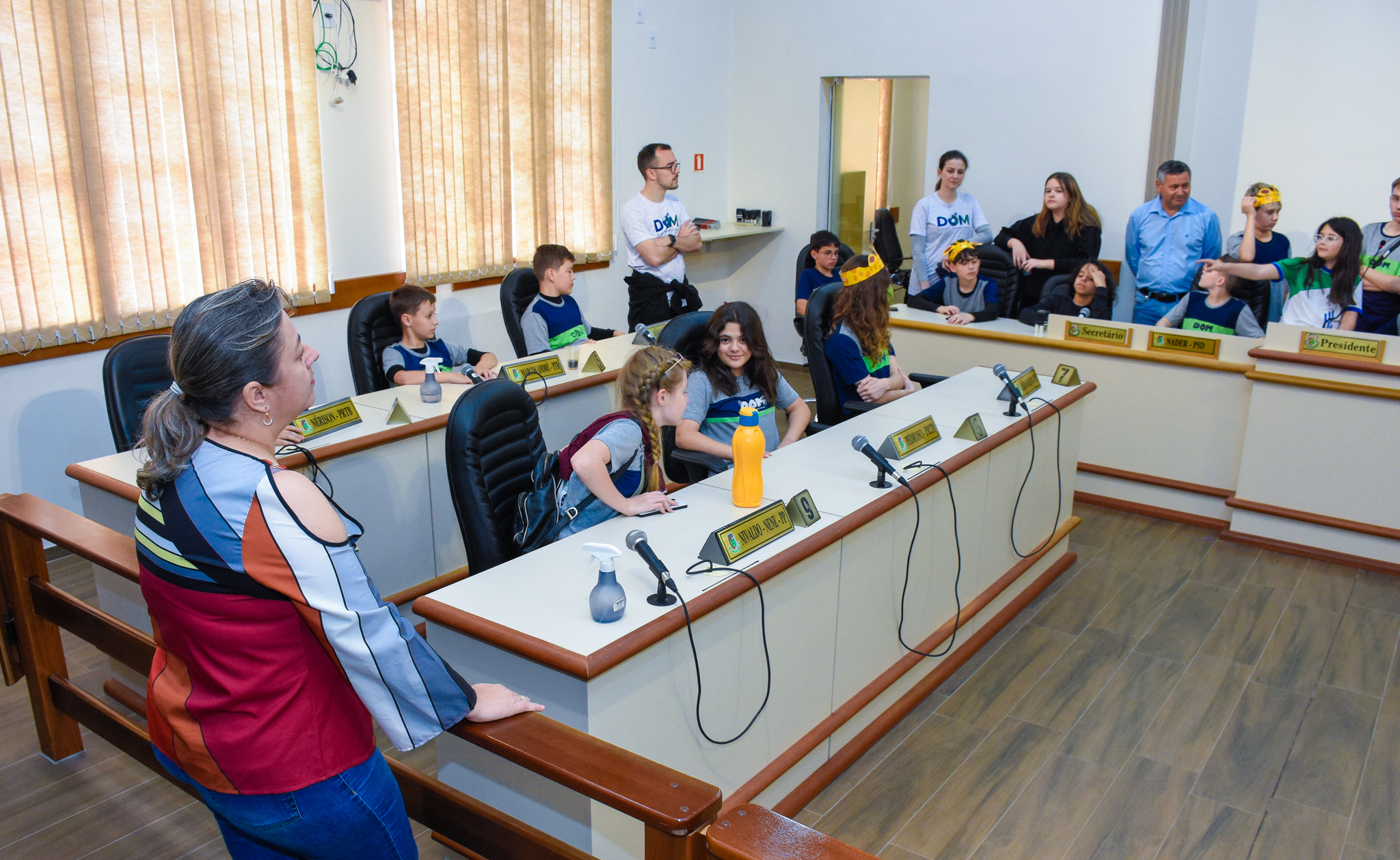 Estudantes de Maravilha/SC visitam o parlamento municipal 