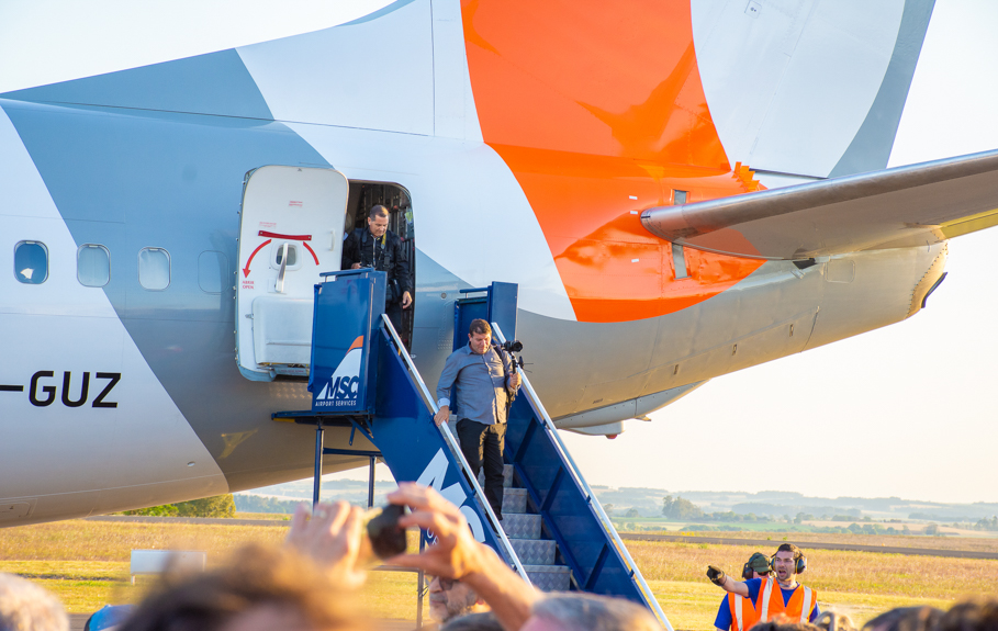 Pela primeira vez na região Boeing 737-800 da empresa Gol da início aos Voos com conexão são Paulo, Santo Ângelo 