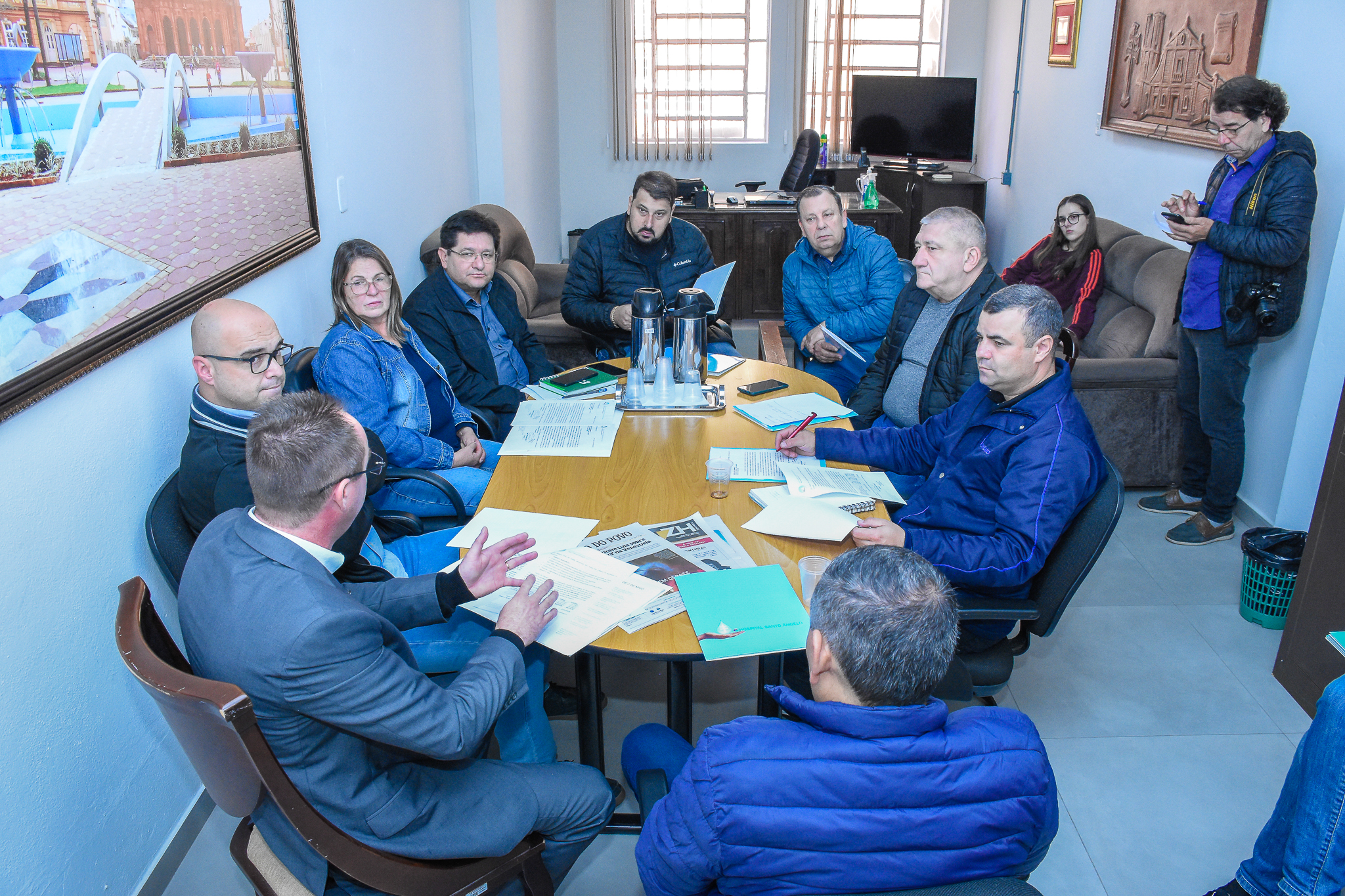  Diretoria do Hospital Santo Ângelo visita o Legislativo para discutir assuntos referentes à Assistência Financeira Emergencial 