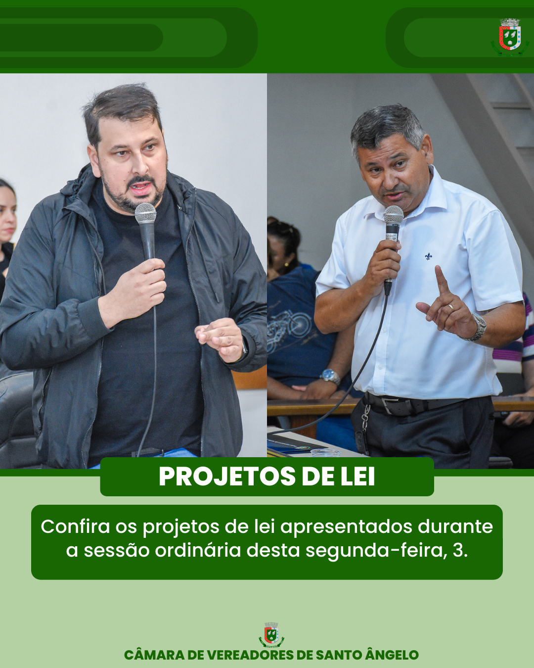 Veja os Projetos de Lei aprovados esta semana na Câmara de Vereadores