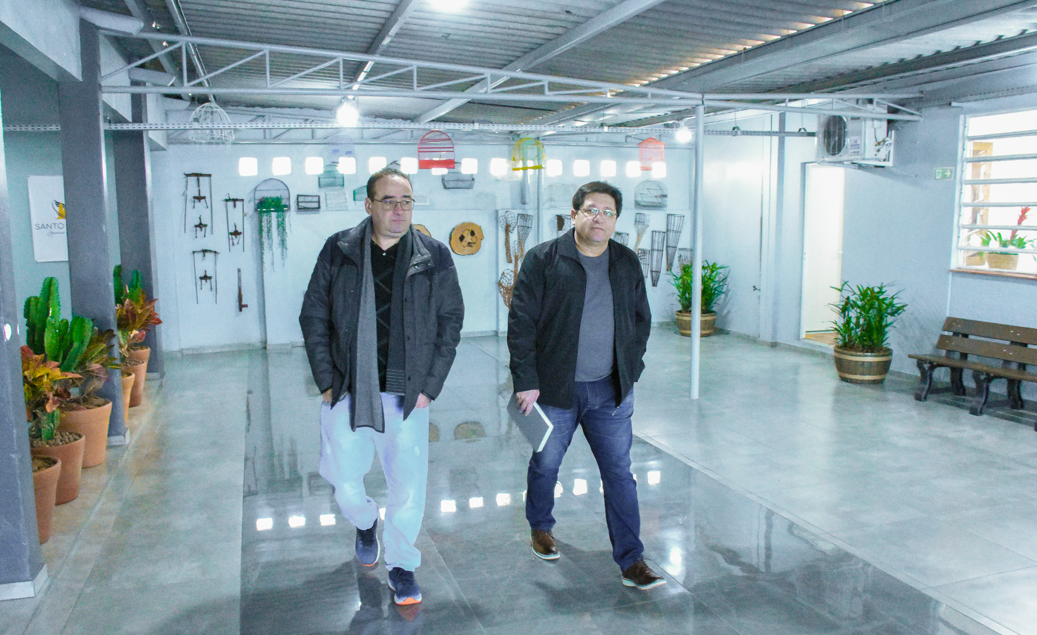 Presidente do Legislativo visita as instalações da nova sede da Secretaria Municipal de Meio Ambiente