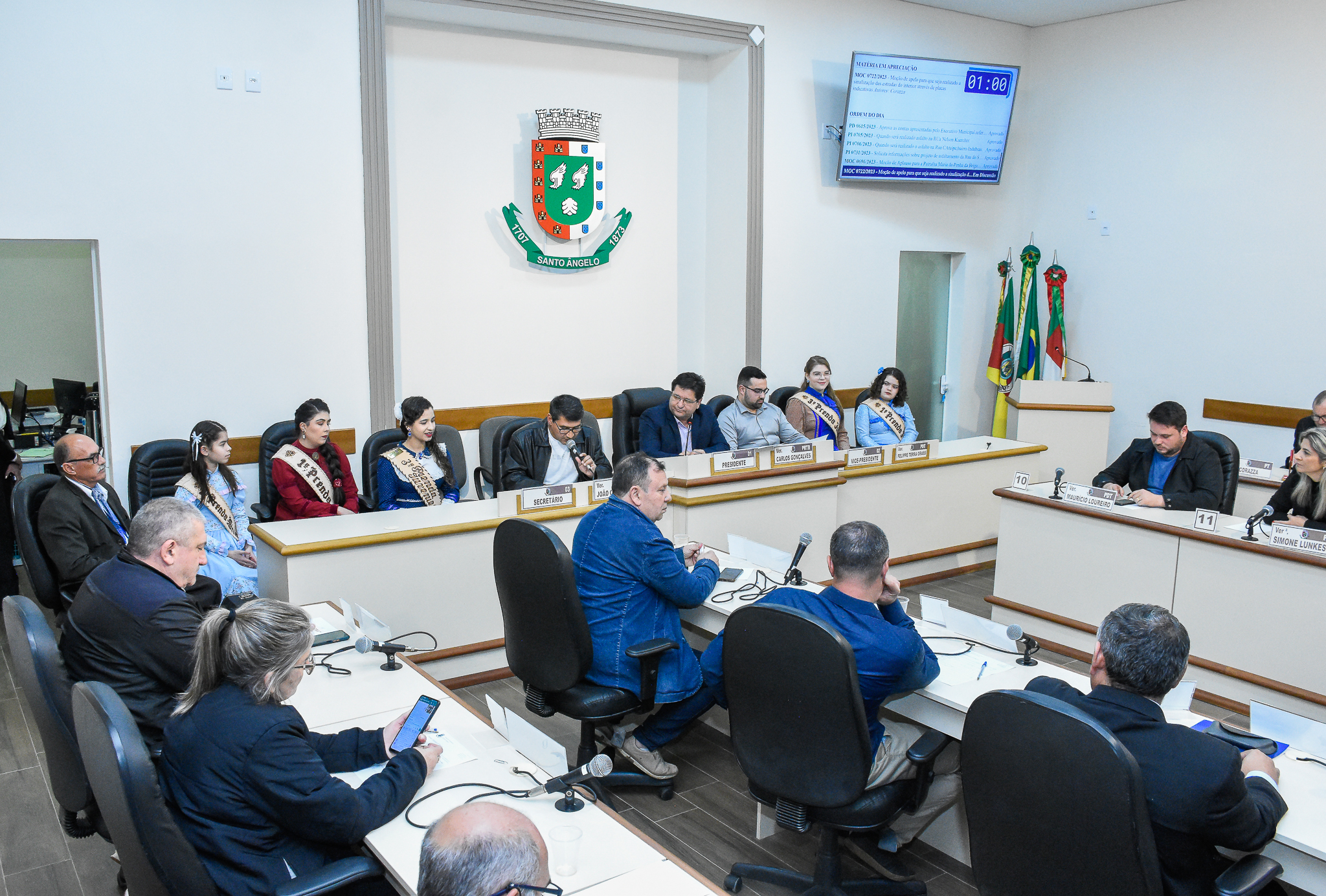 Realizada sessão especial em homenagem às vencedoras da 52ª e 53ª Ciranda Cultural de Prendas