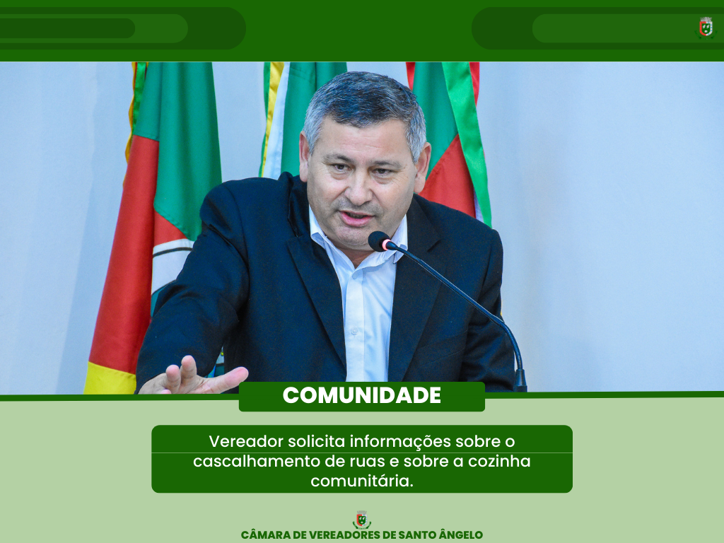 Confira aos pedidos de informação colocados em pauta na Sessão Ordinária da última segunda-feira