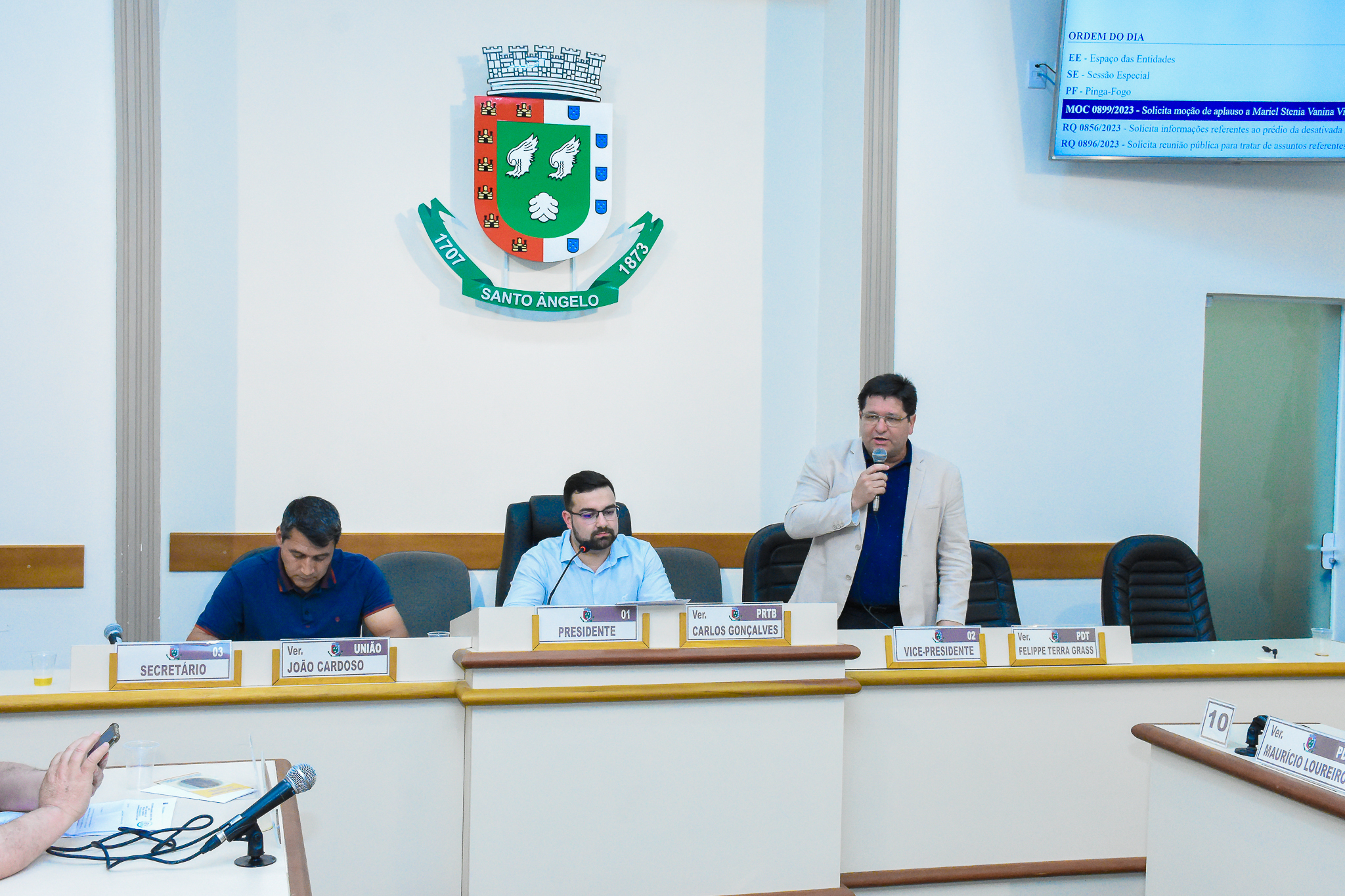 Confira as moções e requerimentos colocados em pauta na Sessão da última segunda-feira