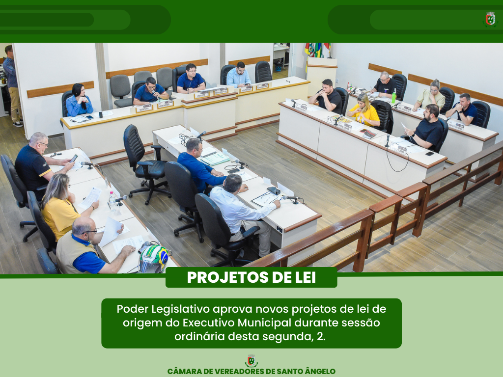 Confira os Projetos de Lei colocados em pauta nesta segunda-feira