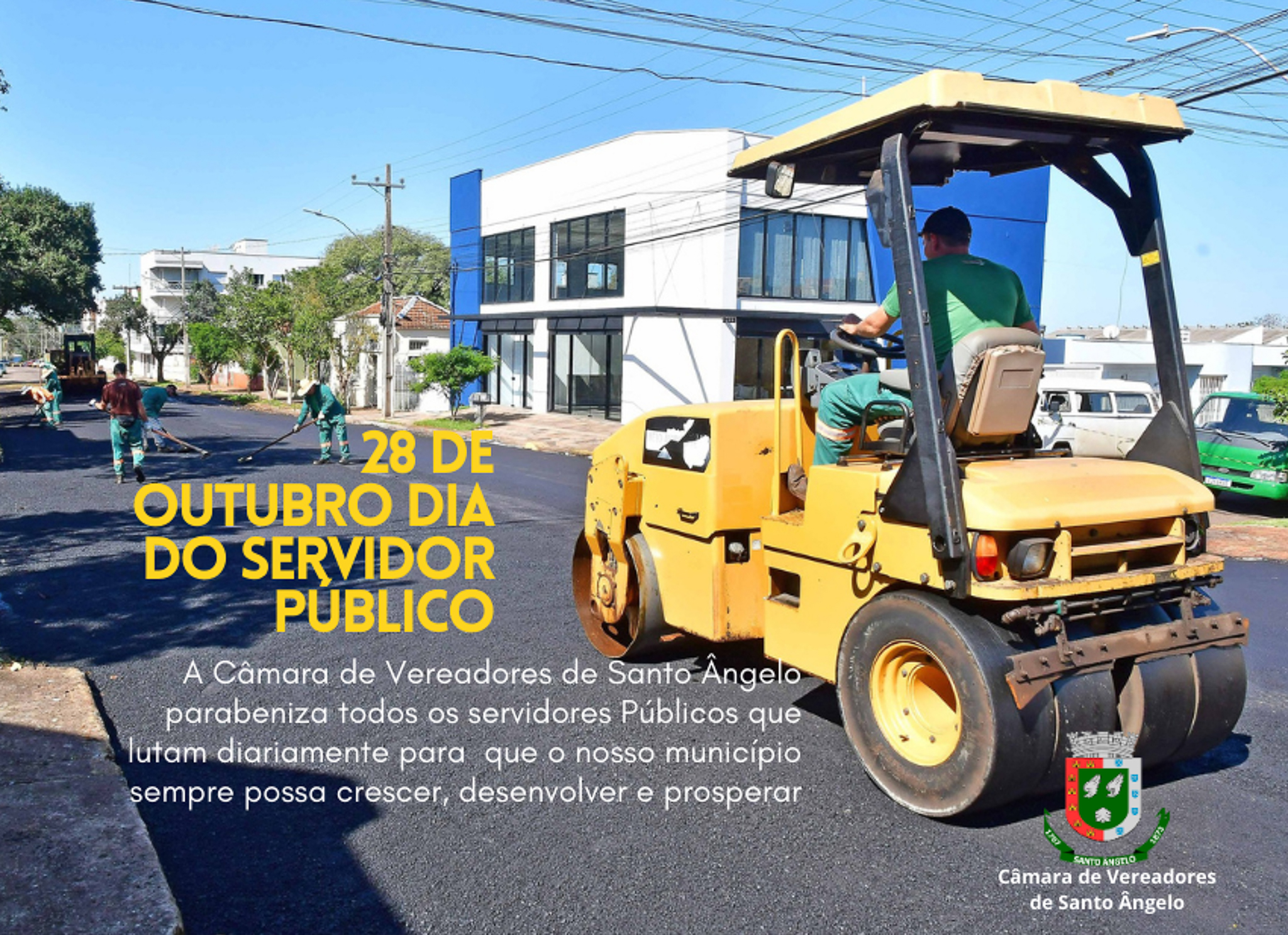 A Câmara de Vereadores de Santo Ângelo parabeniza todos os Servidores Públicos