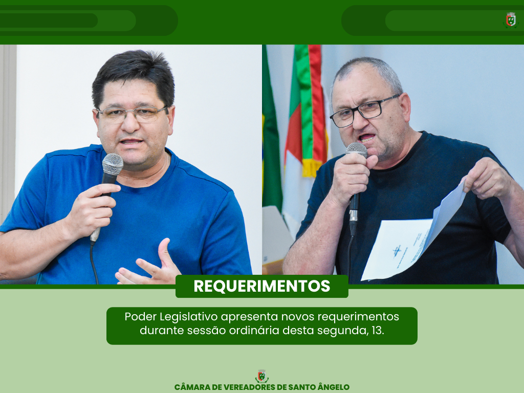 Saiba tudo sobre os Requerimentos aprovados em plenário na última segunda-feira
