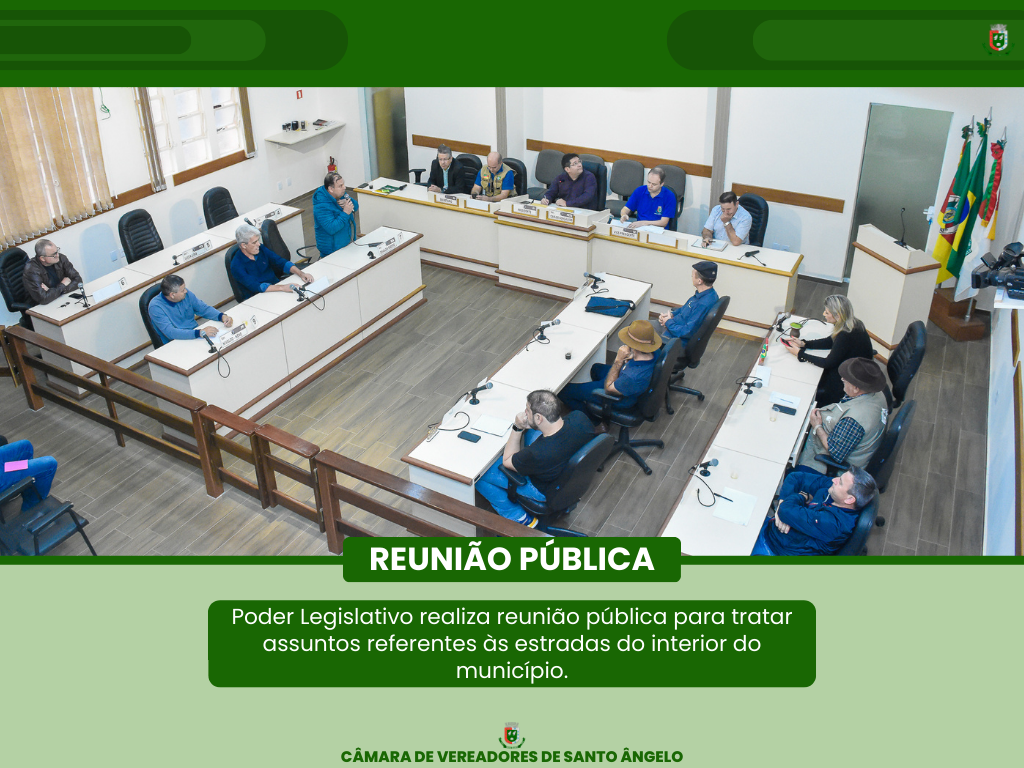 Legislativo realizou Reunião Pública para tratar de assuntos relacionados as estradas do interior