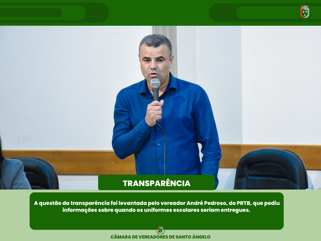 Três pedidos de informação e uma moção estiveram em pauta na sessão da última segunda-feira