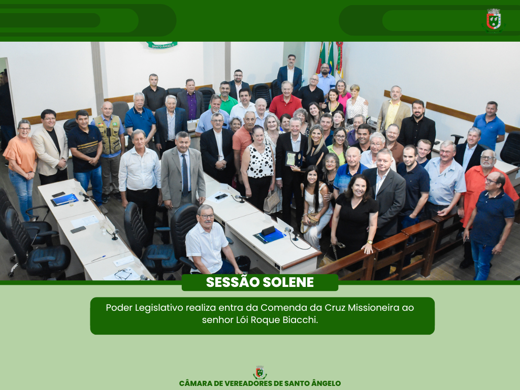 Loi Roque Biachi é agraciado com a Comenda Ordem da Cruz Missioneira