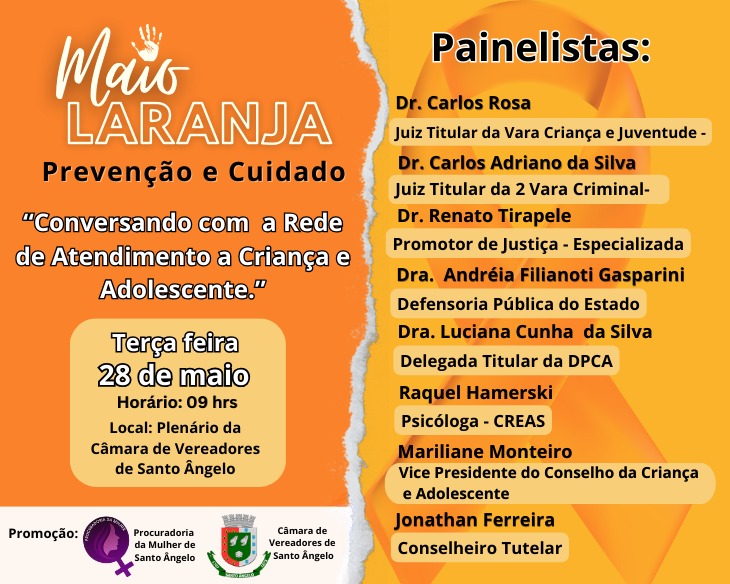 Procuradoria da Mulher no Legislativo convida para o evento “Conversando com a Rede de Atendimento à Criança e Adolescente”