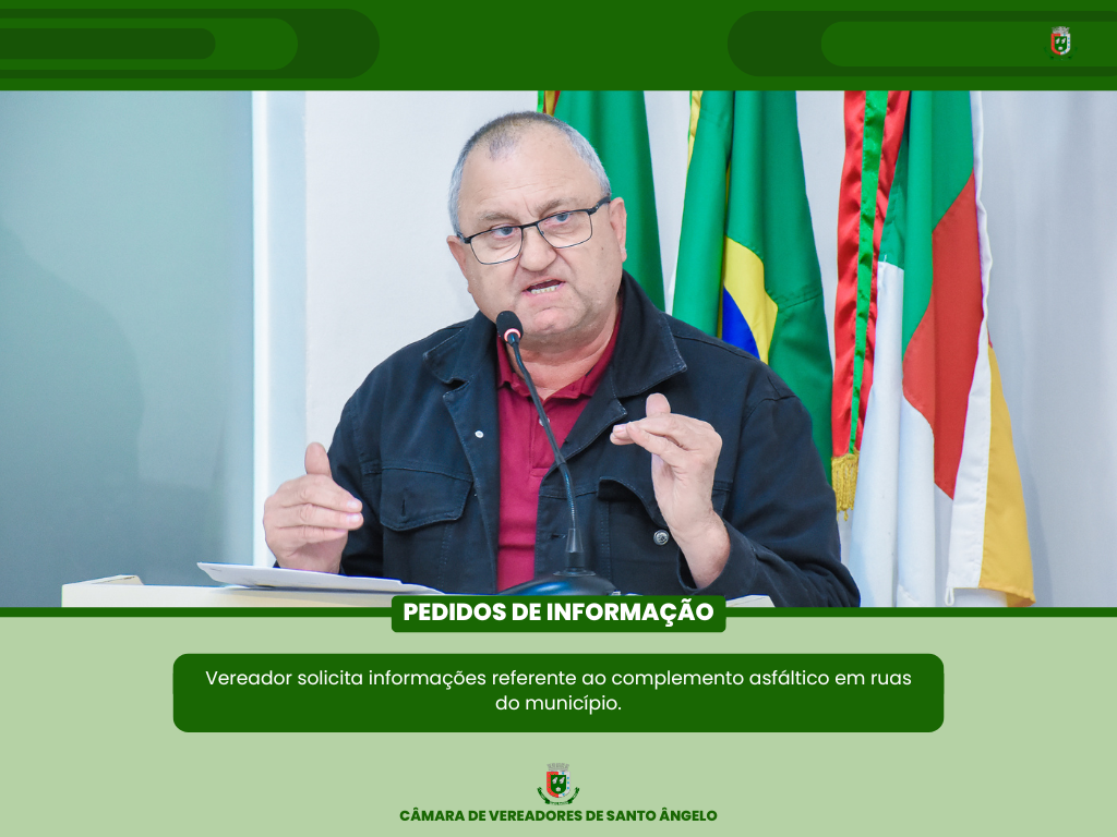 Pedido de informação