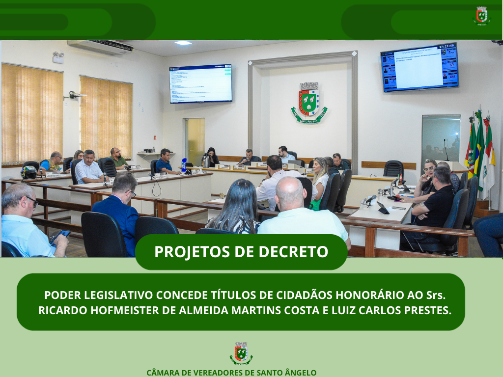 Aprovados dois Projetos de Decreto na última segunda-feira