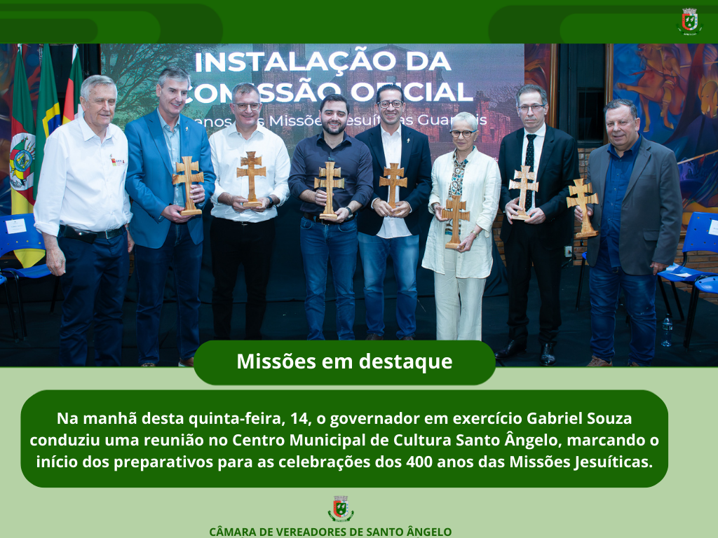  Governador em exercício Gabriel Souza anuncia investimentos para a região das Missões