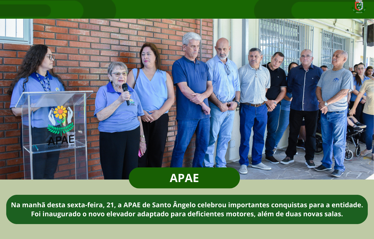  APAE de Santo Ângelo celebra importantes conquistas para a entidade