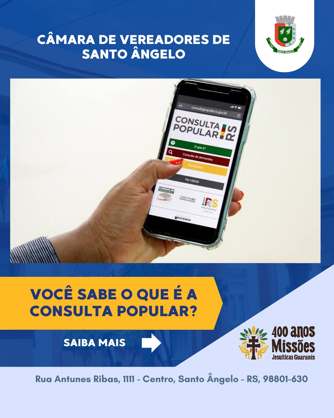 Câmara realiza Assembleia da Consulta Popular 2025 para definir projetos regionais do orçamento estadual