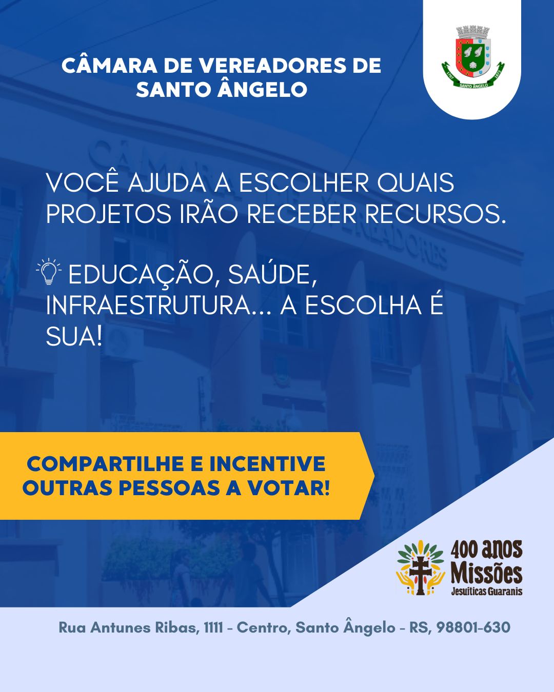 Câmara realiza Assembleia da Consulta Popular 2025 para definir projetos regionais do orçamento estadual