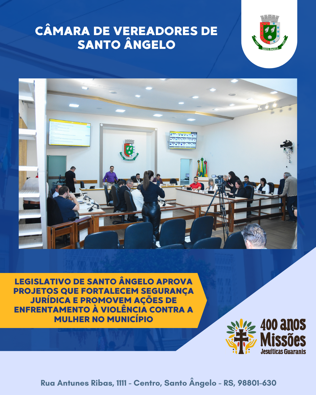 Legislativo aprova projetos que promovem justiça e proteção social