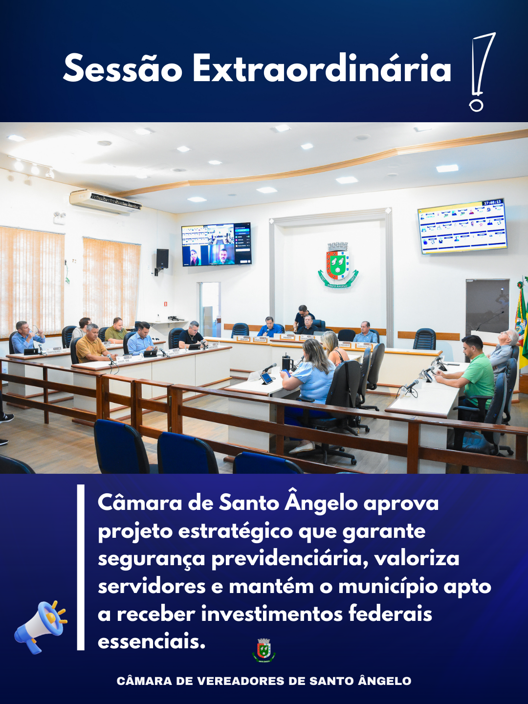 Sessão híbrida demonstra compromisso político da Câmara em garantir direitos e estabilidade administrativa