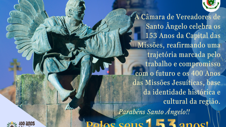 Parab&eacute;ns Santo &Acirc;ngelo pelos seus 153 anos