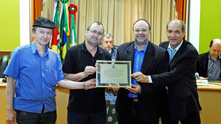 CONTAG e FETAG s&atilde;o homenageadas pelo Poder Legislativo de Santo &Acirc;ngelo