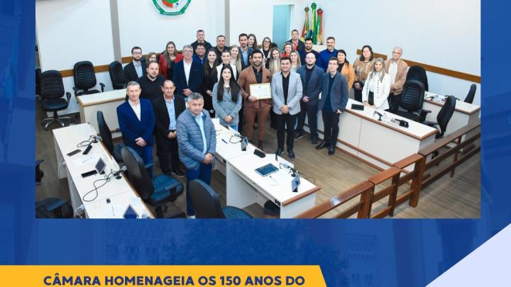 C&acirc;mara de Santo &Acirc;ngelo celebra os 150 anos do Cart&oacute;rio Registro de Im&oacute;veis em sess&atilde;o solene